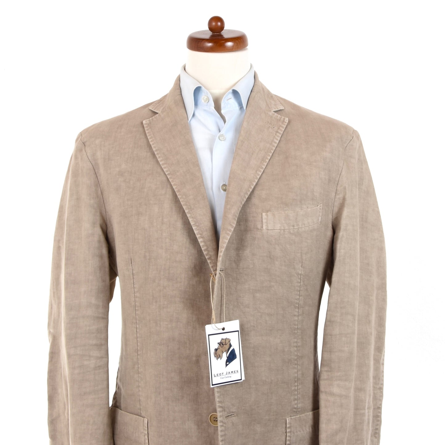 Cantarelli 100 % Leinenjacke Größe 52 - Beige