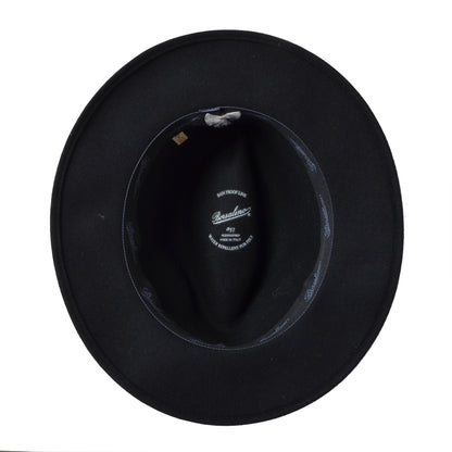 Borsalino Rainproof Line Fur Felt Hat Size 59 - Black