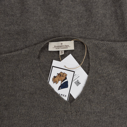 Ermenegildo Zegna 100% Cashmere Sweater Size L 52 - Grey