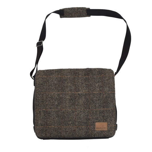 Mario Barutti Tweed Messenger Bag