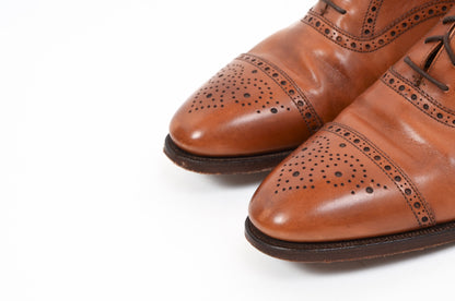Crockett & Jones Westfield Shoes Size 10.5 E - Cognac