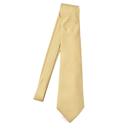 Hermès Paris Silk Tie H Pattern - Gold