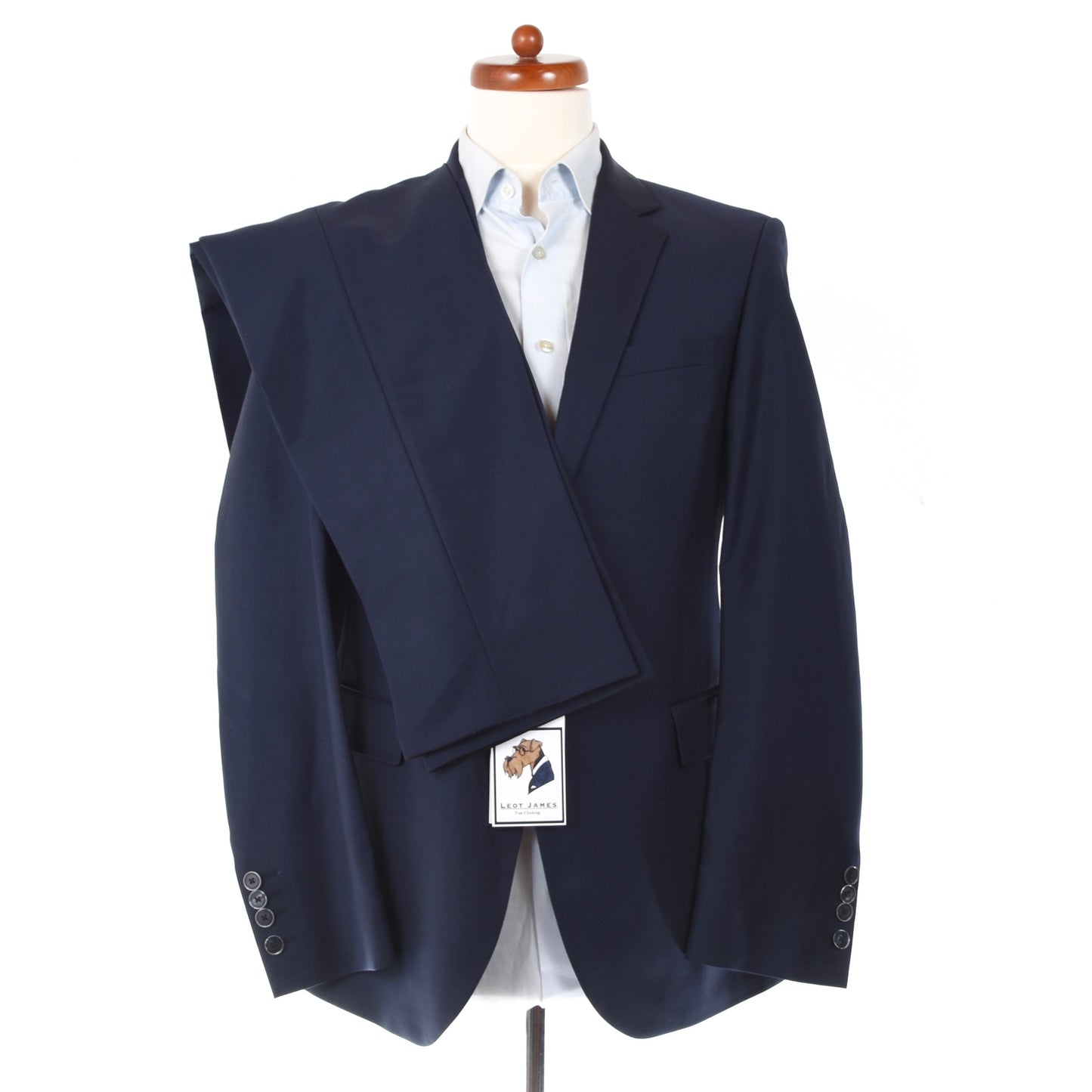 Joop! Wool Blend Suit Size 48 - Blue