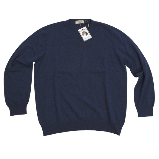 Fioroni for Knize Wien Kaschmirpullover Größe 56 - Blau