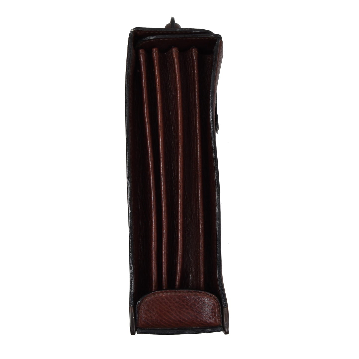 Lancel Paris Leather Briefcase - Burgundy-Brown