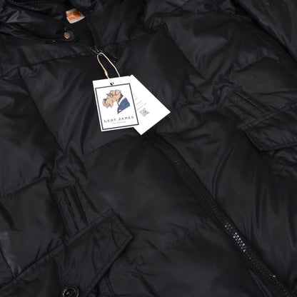 Hugo Boss Orange Down Puffer Coat Size 52- Black