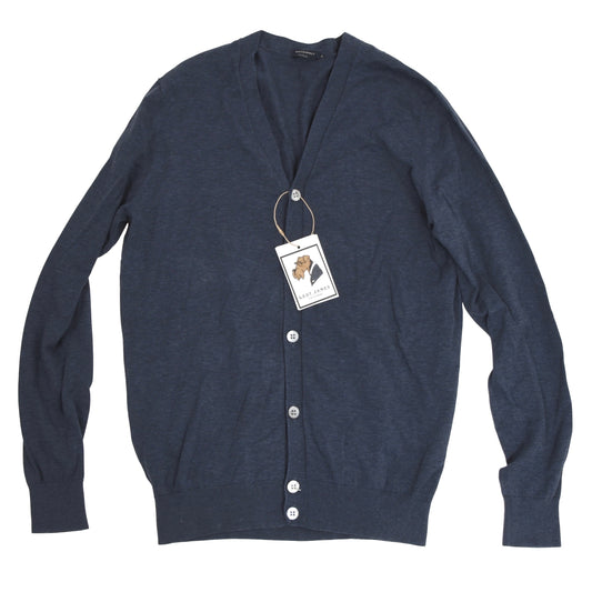 Suitsupply Cardigan aus Baumwolle Größe M - Blau