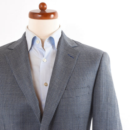 Samuelsohn Wool-Silk Jacket Size 39SH - Blue