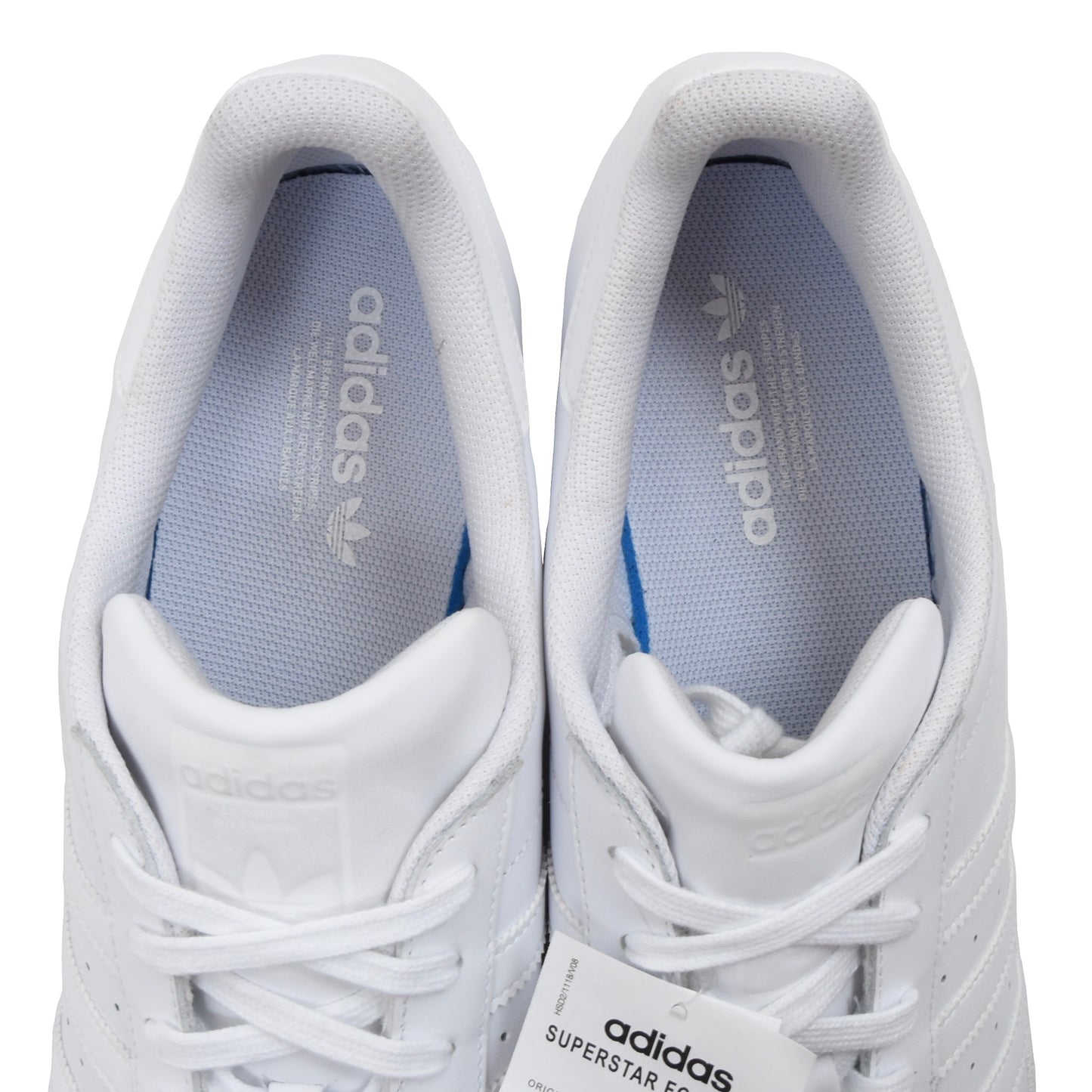 Neue Adidas Superstar Foundation Turnschuhe Größe 53 1/3 US 18 UK 17 - Weiß