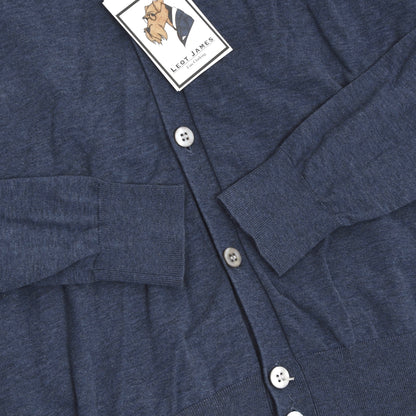 Suitsupply Cardigan aus Baumwolle Größe M - Blau