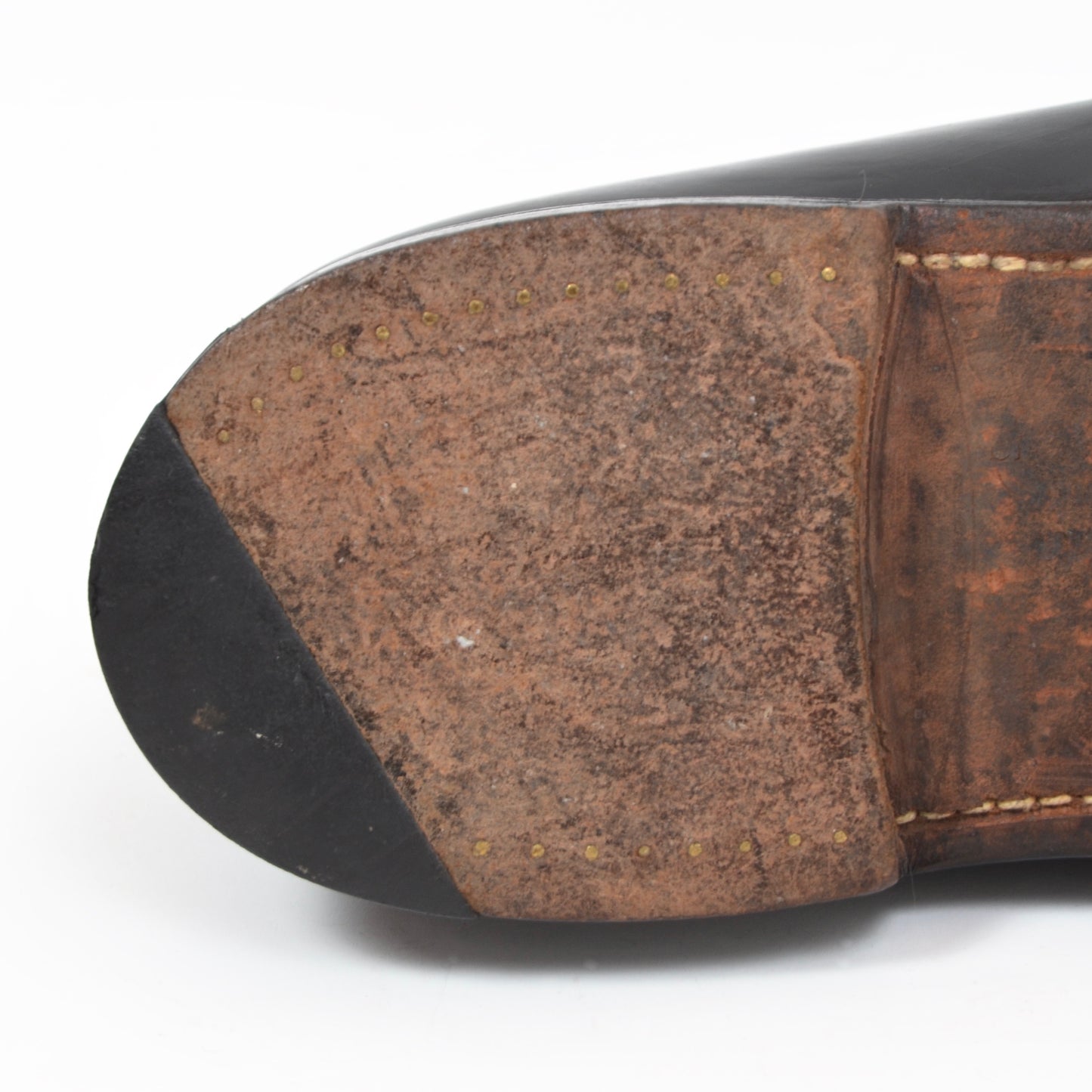 Vintage Church's Shell Cordovan Shoes Size 10.5 G - Black
