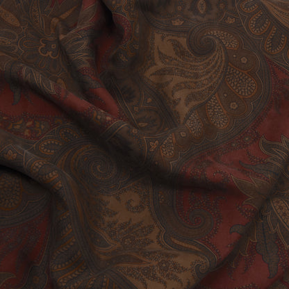 Ancient Madder Silk Dress Scarf - Paisley