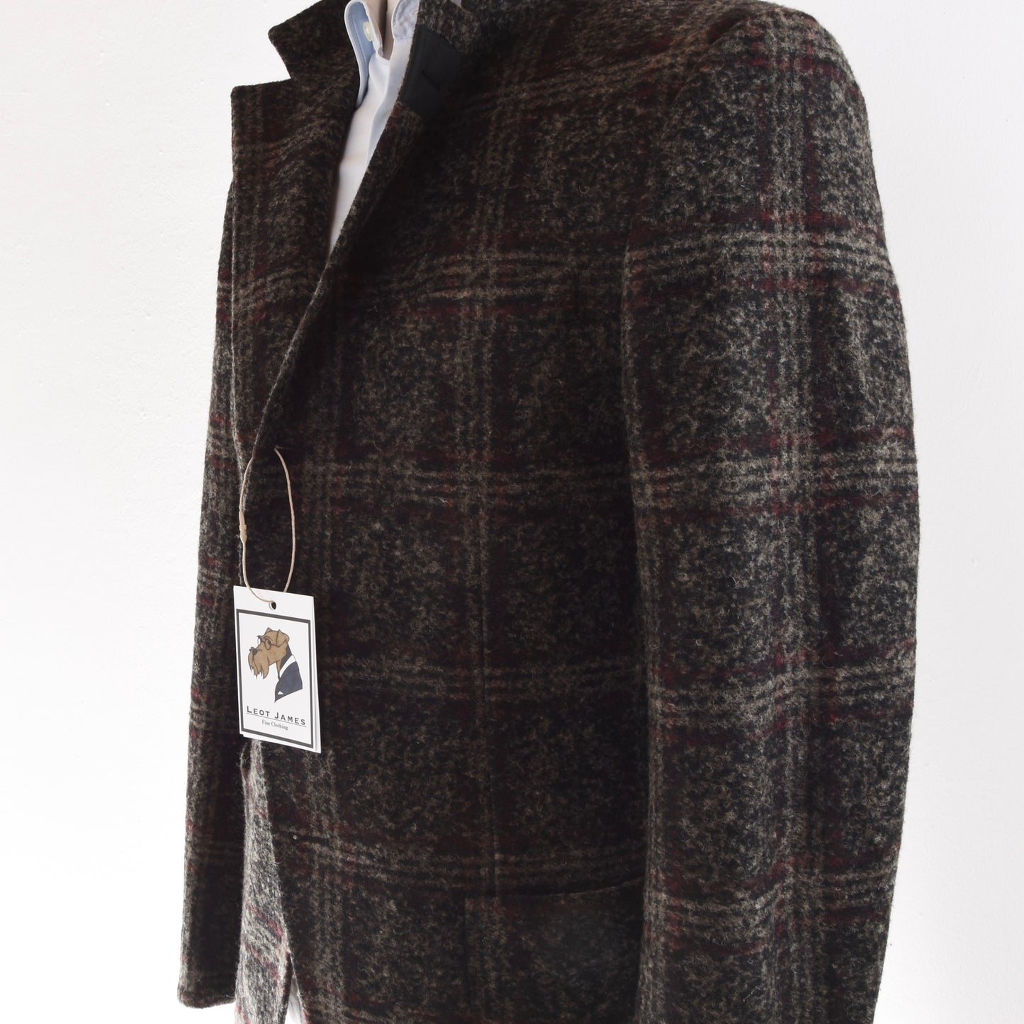 Dietmar Haas Wollmischjacke - Windowpane