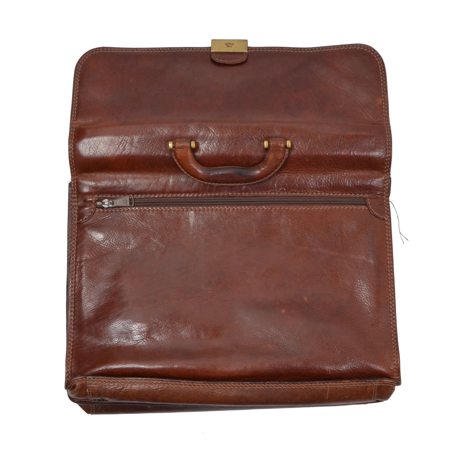 The Bridge Firenze Leather Briefcase/Business Bag - Brown 3