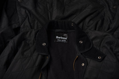 Barbour Polar Quilts Coat Size Large - Black