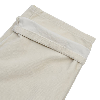 Salvatore Ferragamo Feine Cordhose Größe 54 - Creme