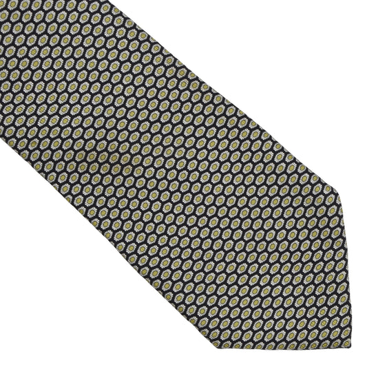 Kiton Napoli 7-fache Seidenkrawatte - Blumen