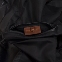 Laden Sie das Bild in den Galerie-Viewer, Seraphin Leder Trenchcoat Größe 54 - Schwarz