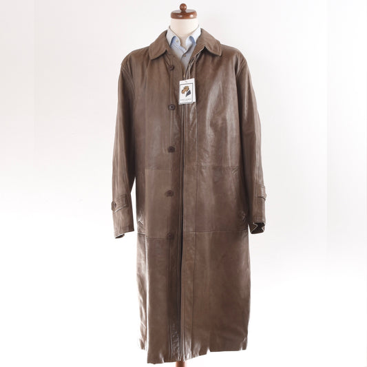 Vintage Yves Saint Laurent YSL Leather Trench - Brown/Taupe