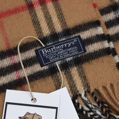 Burberrys 100% Wool Scarf  ca. 180cm - Novacheck