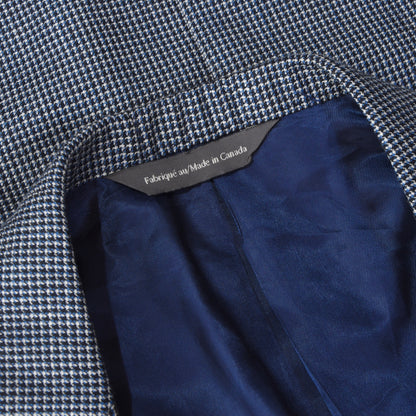 Samuelsohn Wolle-Seide-Jacke Größe 39SH - Blau