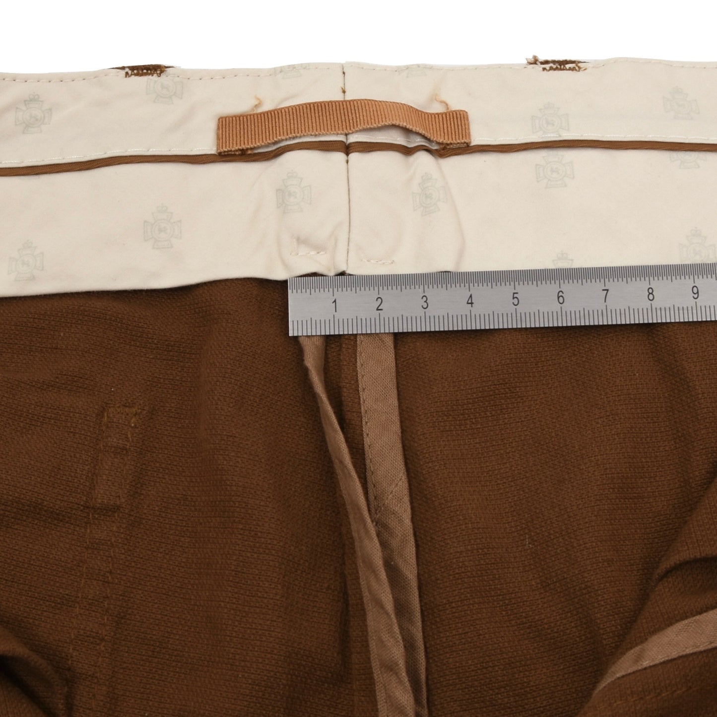 Private White VC Tropical Weave Shorts Größe W32 - Tabakbraun