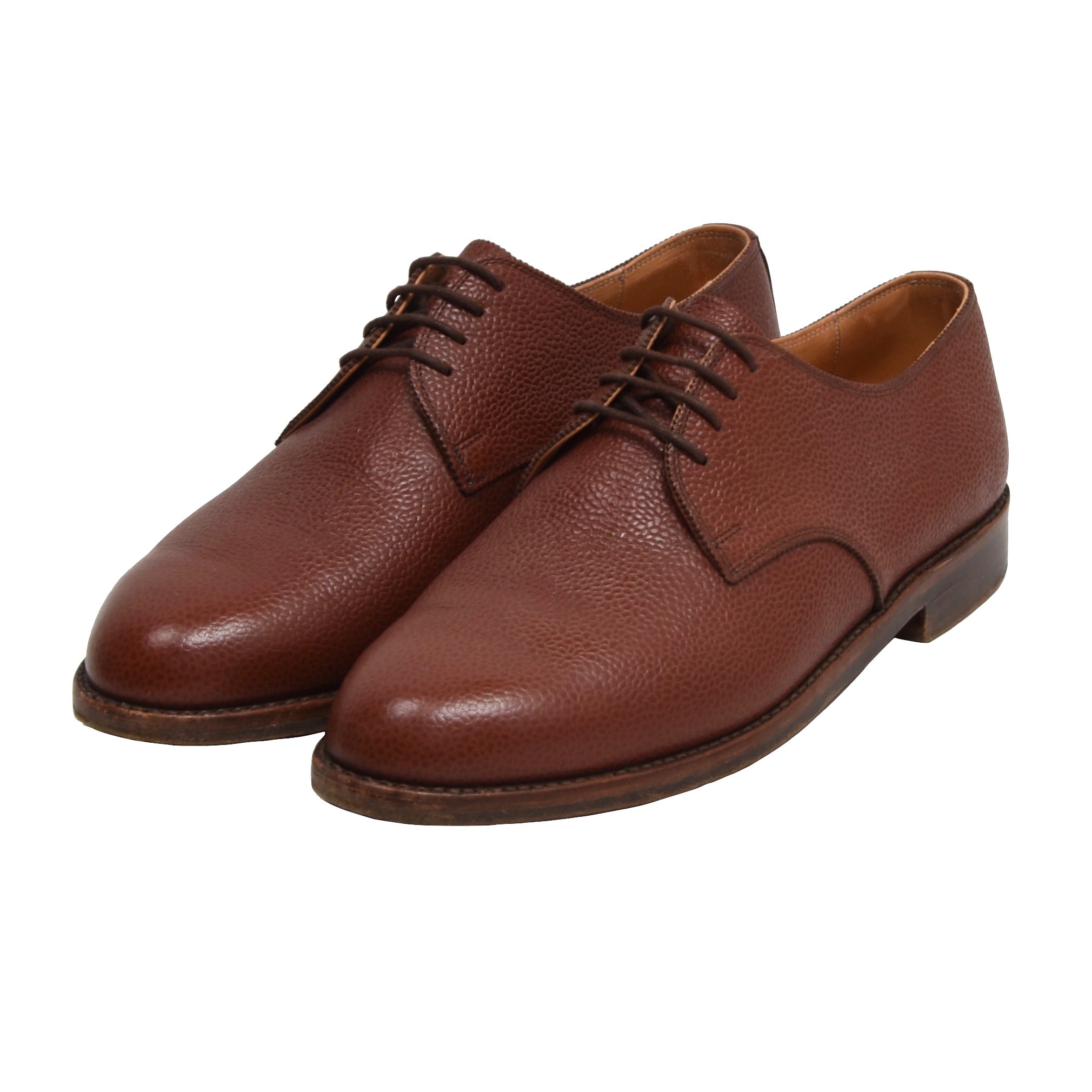 Ludwig Reiter Scotch Grain Lederschuhe Größe 8 - Rost – Leot James