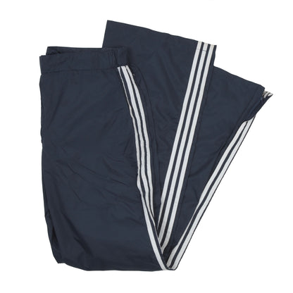 Vintage 80er Jahre Adidas Nylon Regenhose Größe D56 - Marineblau