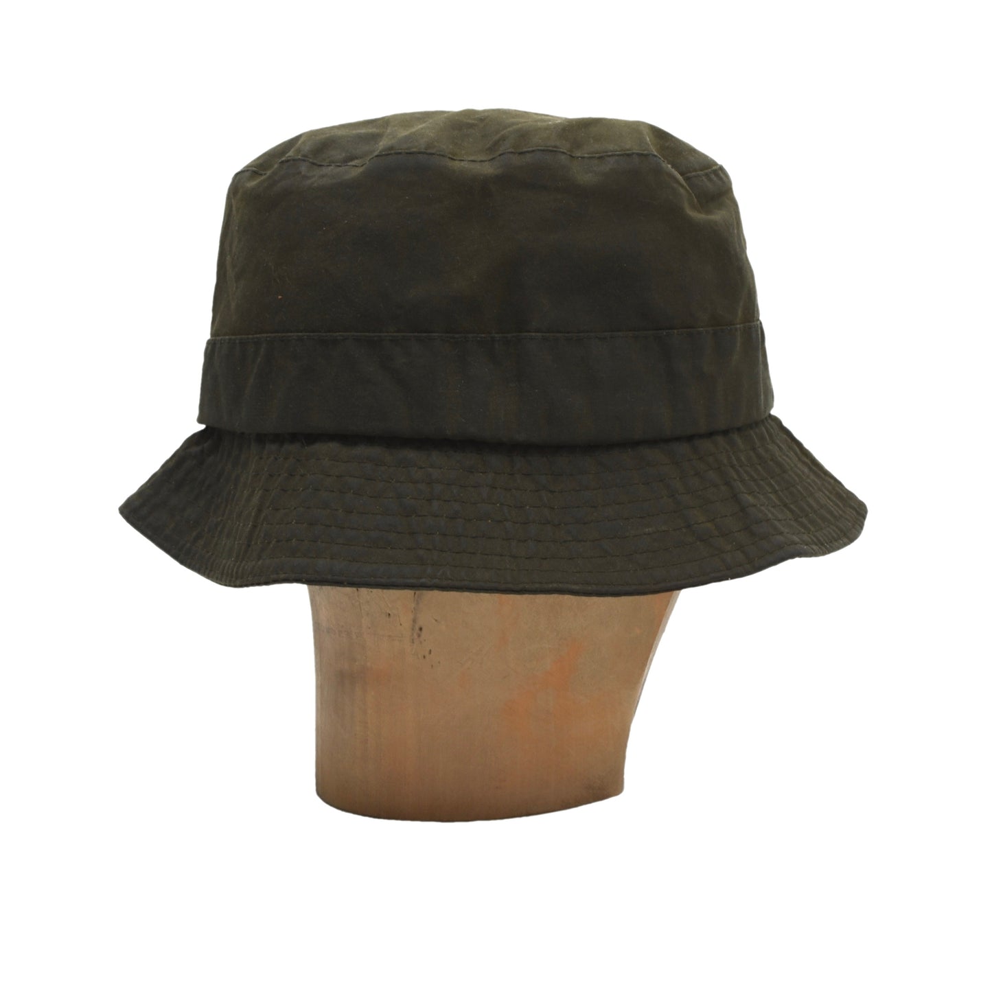 Barbour A115 Waxed Bucket Hat Size L - Sage Green