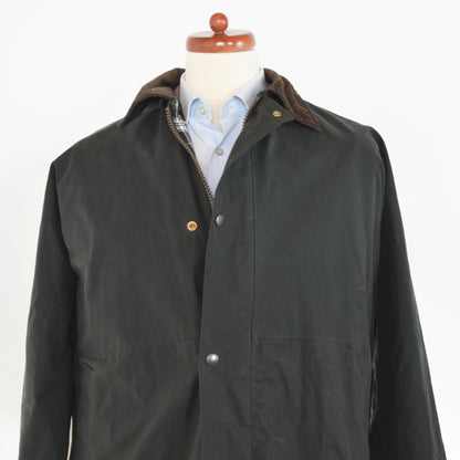 Sherwood Waxed Jacket Size XXXXXL - Green