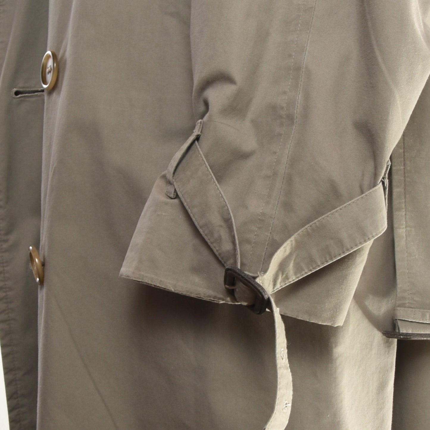 Vintage Burberys Double-Breasted Trench - Grey-Tan