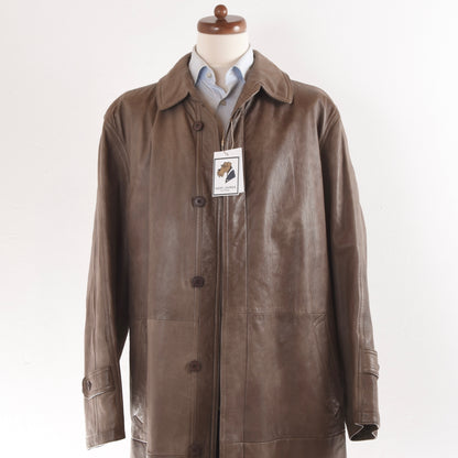 Vintage Yves Saint Laurent YSL Leather Trench - Brown/Taupe