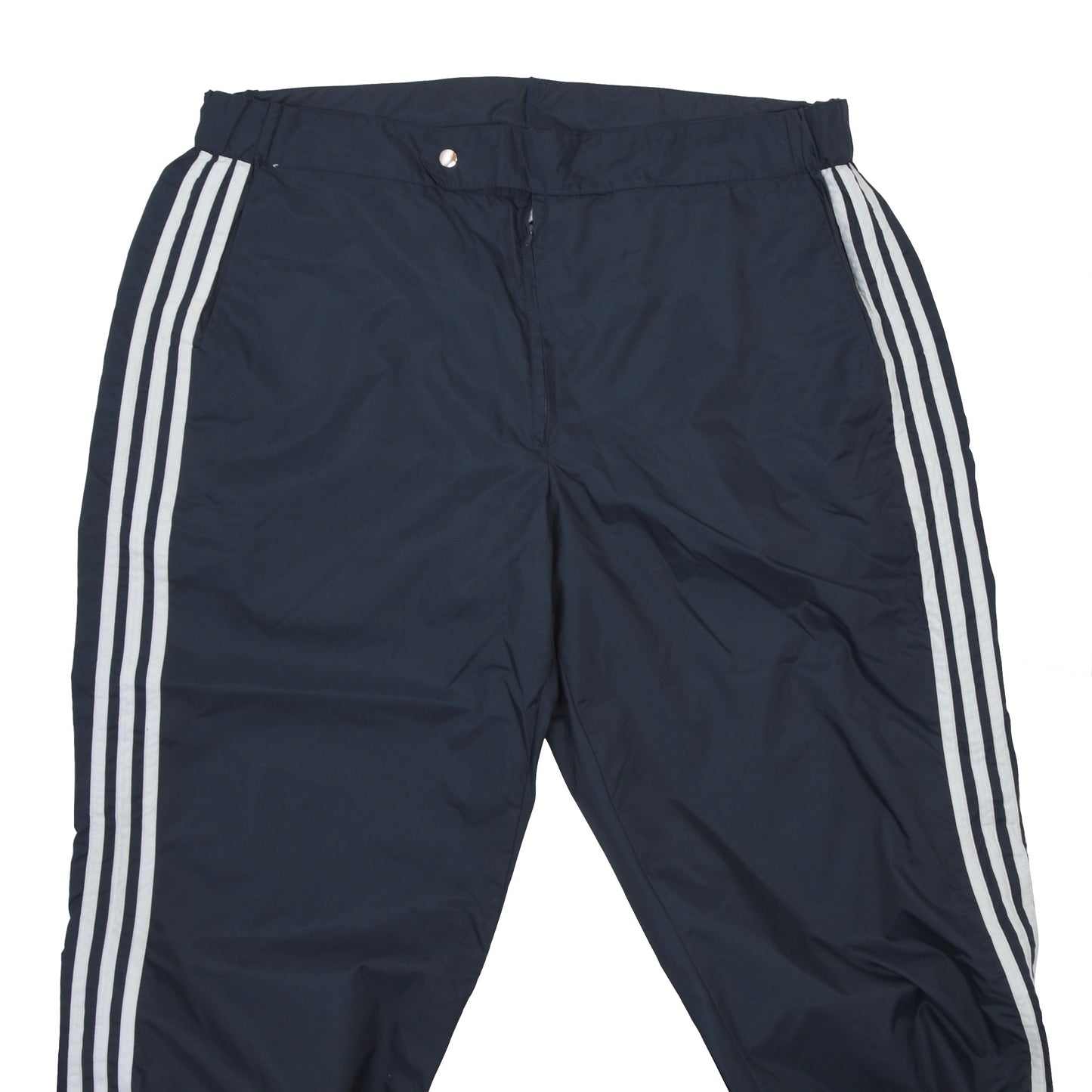 Vintage '80s Adidas Nylon Rain Pants Size D56 - Navy Blue