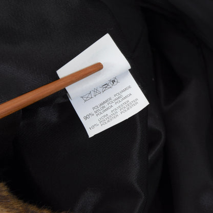 Brühl & Söhne Car Coat Feat. Real Fur Lining & Collar Size 58 - Black