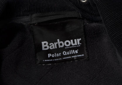 Barbour Polar Quilts Coat Size Large - Black