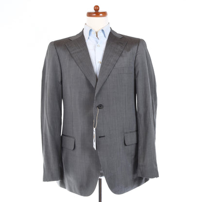 Baldessarini 100% Silk Suit Size 52 - Striped