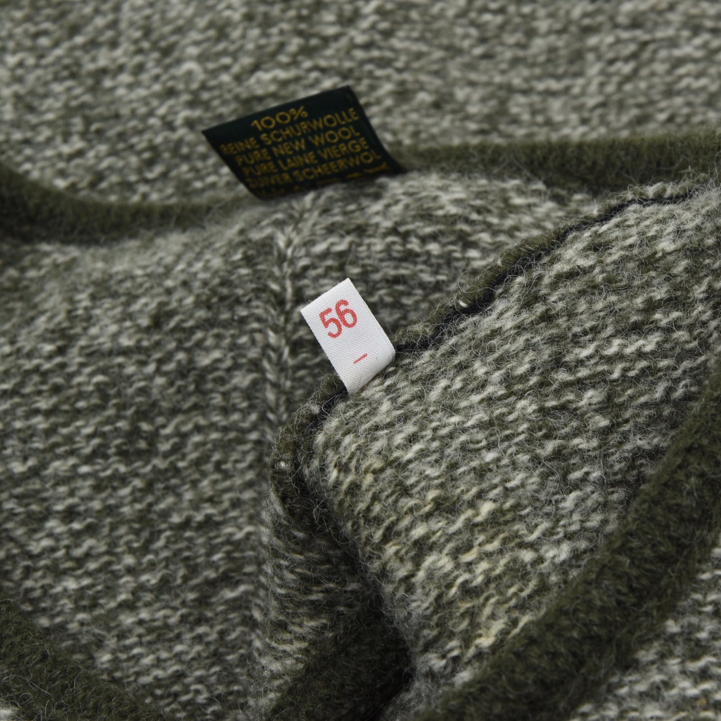 St. Peter Trachten Wool Sweater Vest/Trachtenweste Size 56 - Green