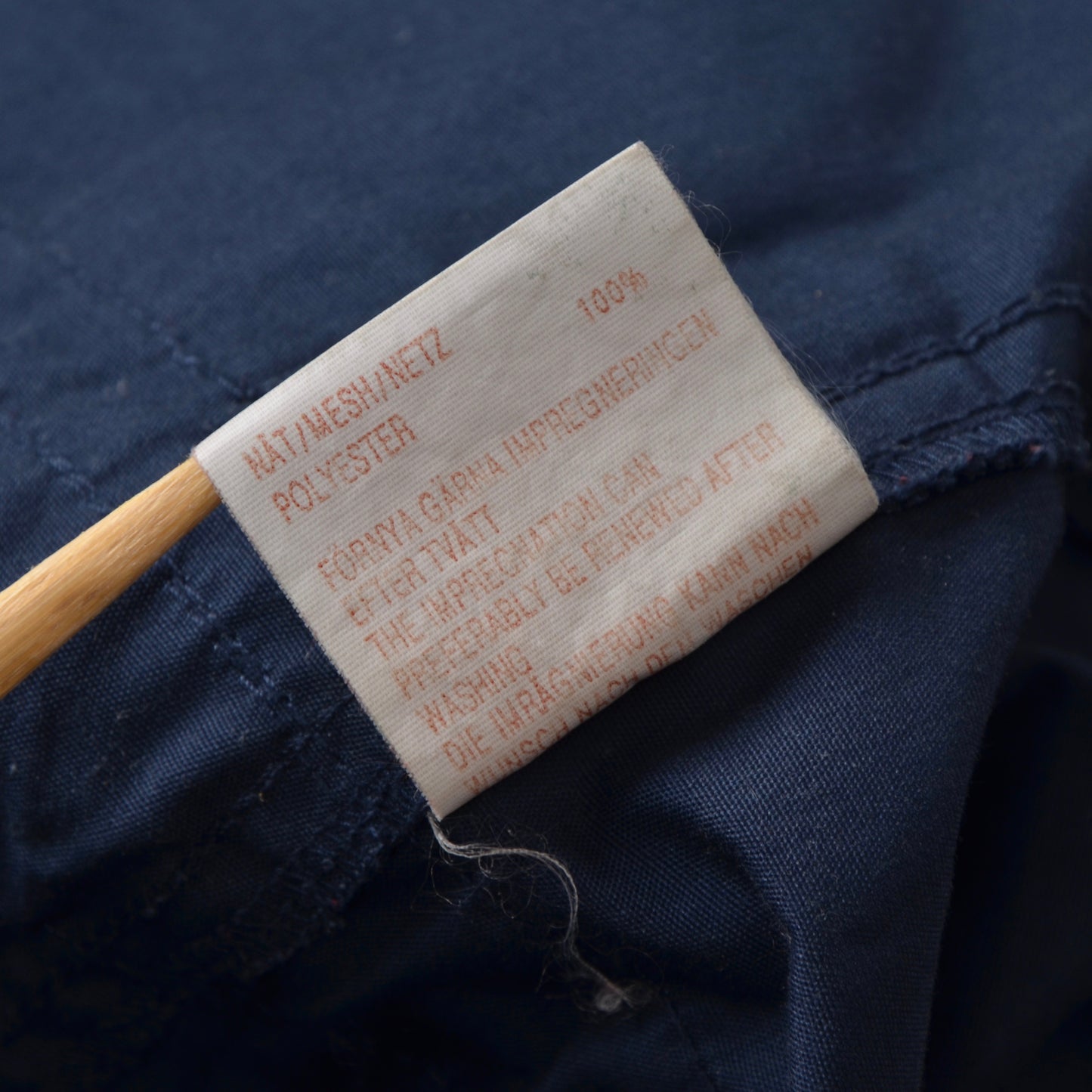 Fjällräven Classic Wear Poly/Cotton Shell Jacke Größe S – Blau/Schwarz