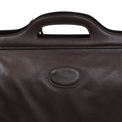 Handgepäcktasche aus Leder - Braun