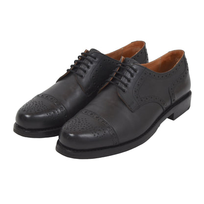 Ludwig Reiter Cap Toe Schuhe Größe 9 - Anthrazit/Blau