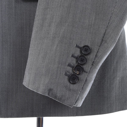 Baldessarini 100% Silk Suit Size 52 - Striped