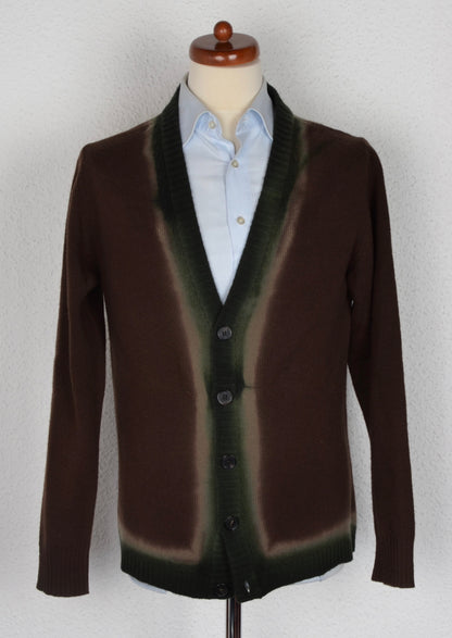 Etro Milano Wool Cardigan Größe L - Ombré