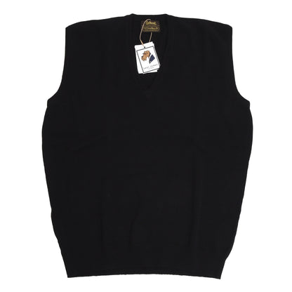 Coxmoore of England Sweater Vest Size 46"/114cm  - Black