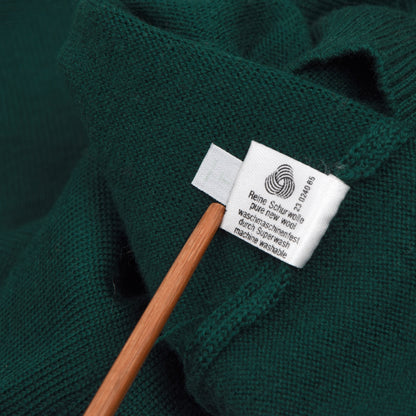 März München Wool V-Neck Sweater Size 54 L - Green