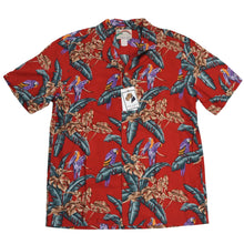 Laden Sie das Bild in den Galerie-Viewer, Paradise Found Magnum PI/Tom Selleck Hawaiihemd Größe XL - Rot