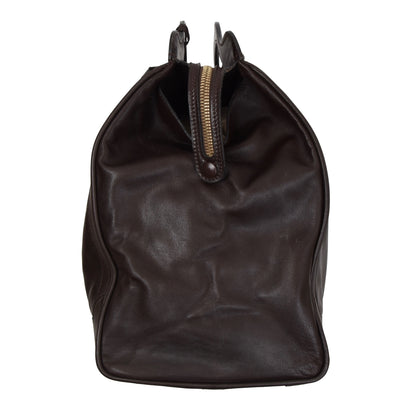 Leather Carry-On Bag - Brown