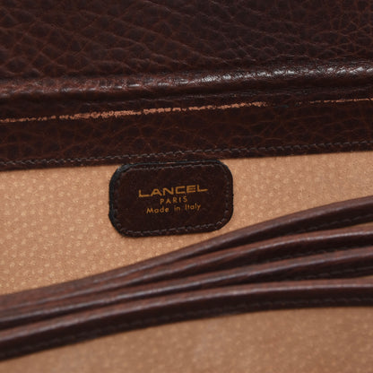 Lancel Paris Aktentasche aus Leder - Burgund-Braun