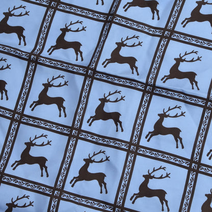 Striessnig Traditional Silk Pocket Square - Deer Print