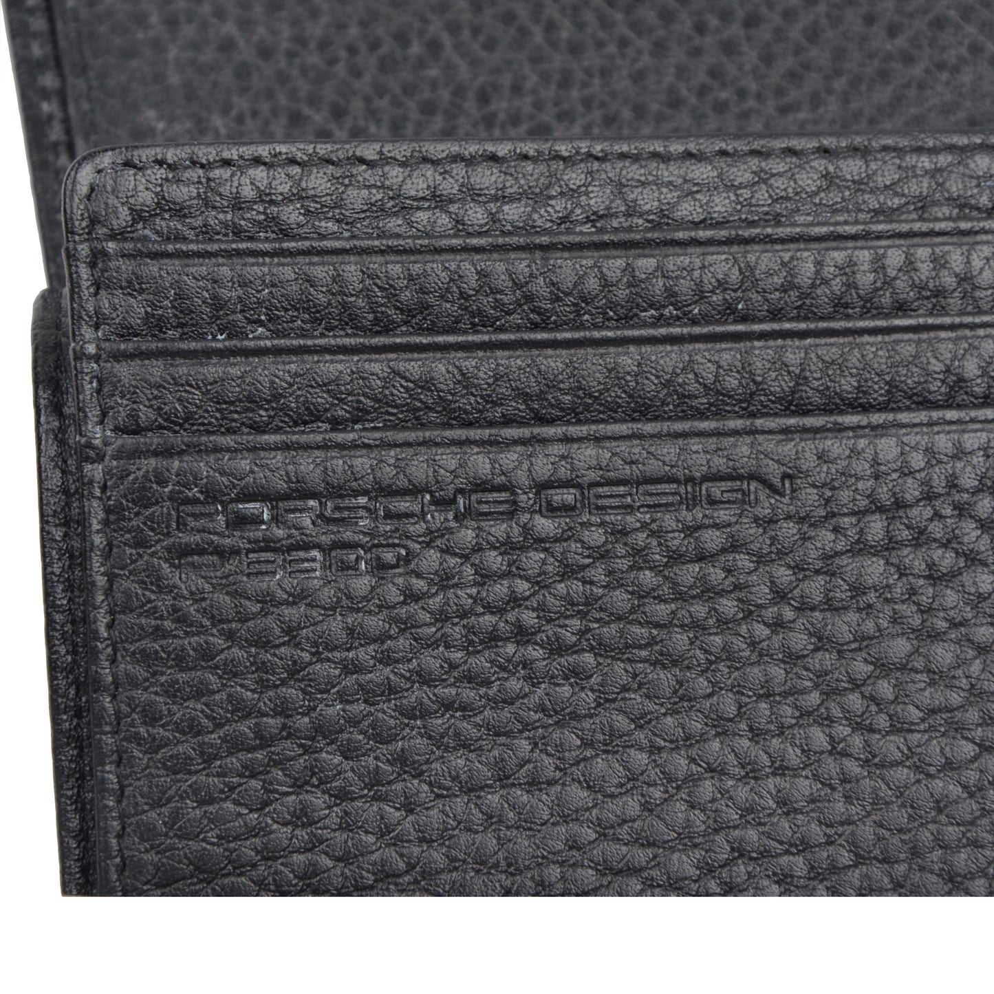 Porsche Design P3300 Leather Money Clip/Wallet - Black