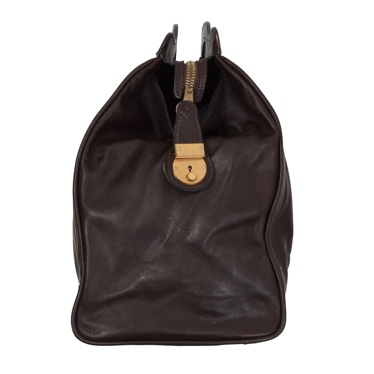 Leather Carry-On Bag - Brown